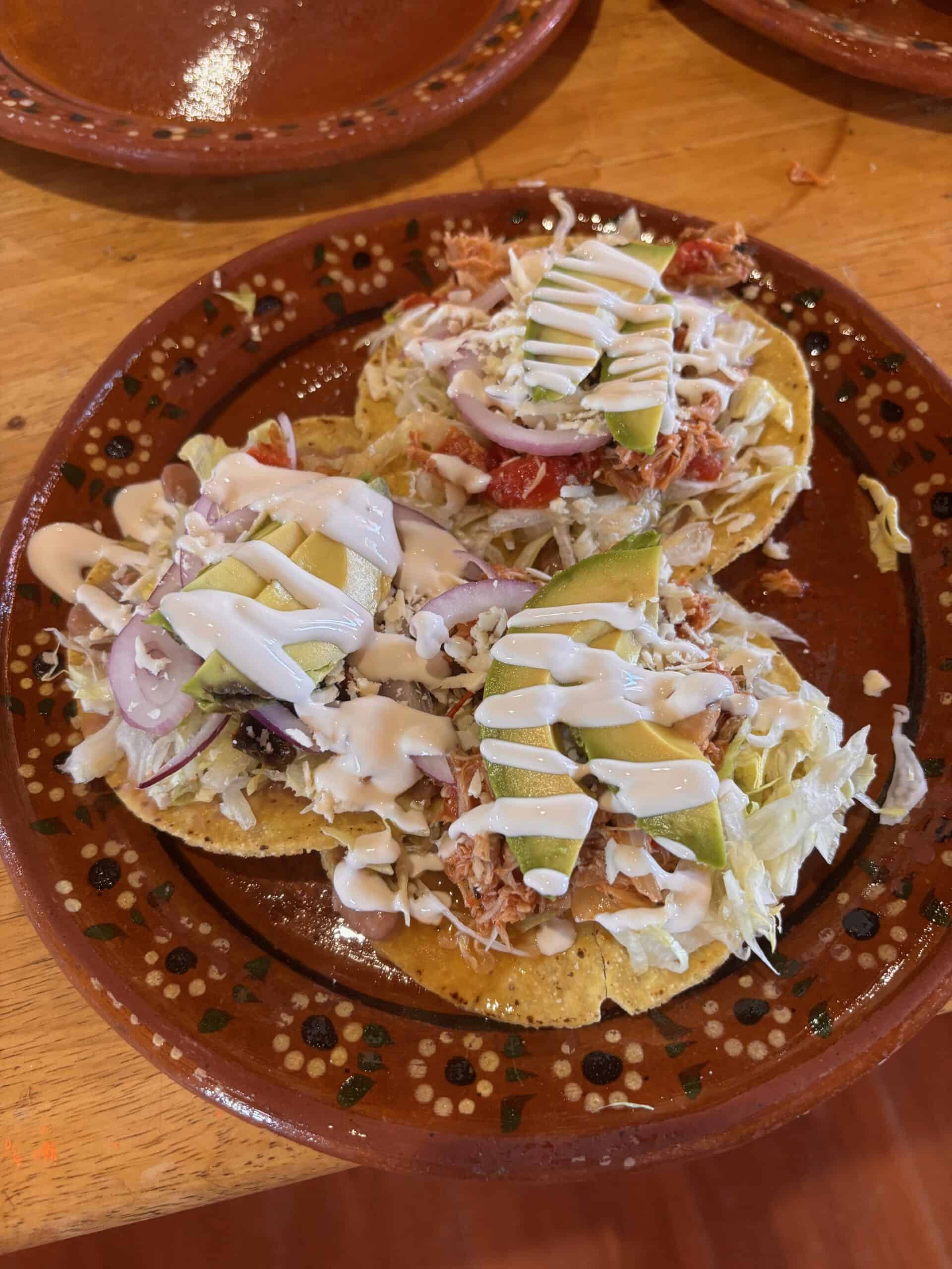 Happy hour seafood spread at Las Animas